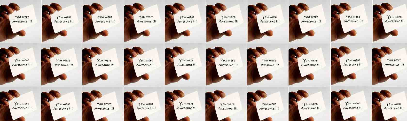 You were awesome picture